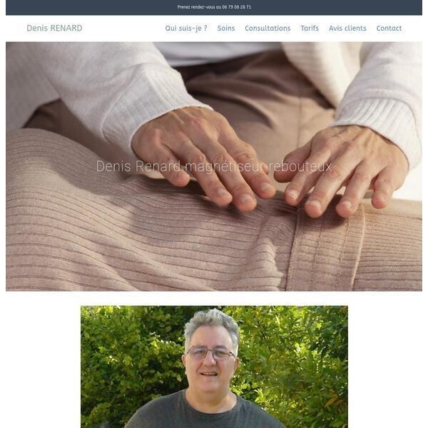 Site internet de Mr Denis RENARD magnétiseur - rebouteux.
